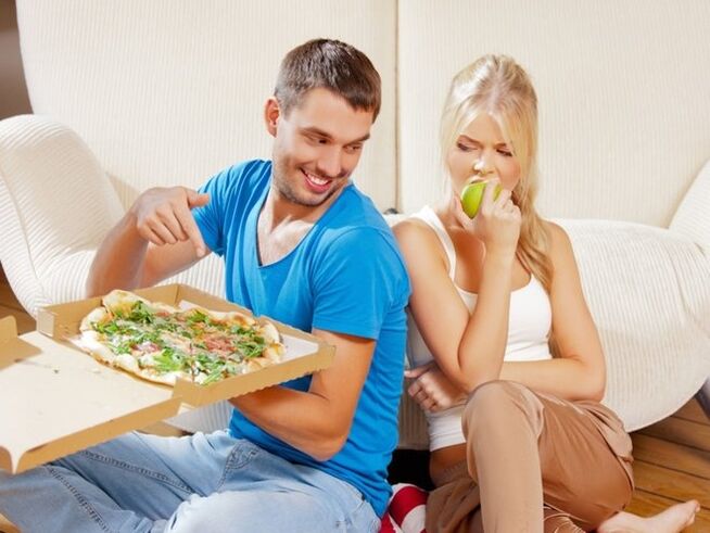 Aliments nocifs contre la nutrition alimentaire